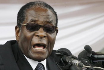Presedintele statului Zimbabwe, Robert Mugabe. 