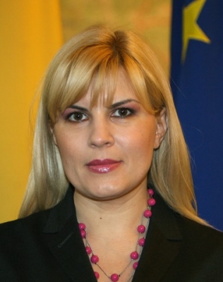 Ministrul roman al Turismului, Elena Udrea. 