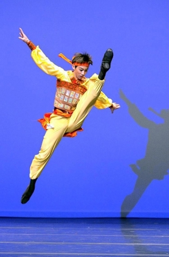 Rocky Liao spune ca doua parti ale competitiei i-au testat "abilitatea tenicii dansului" si "abilitatea de a prezenta un personaj". (Edward Dai / The Epoch Times)