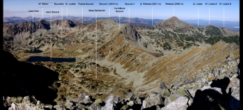 Panorama a Parcului Naţional Retezat. (Emi Cristea / ro.wikipedia.org)