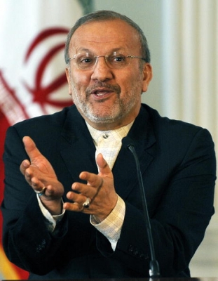 Ministrul iranian de externe, Manouchehr Mottaki.