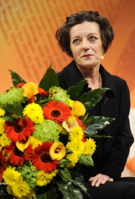 Scriitoarea Herta Müller, laureata a Premiului Nobel pentru Literatură in 2009. 