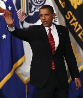 Presedintele american Barack Obama si-a dezvaluit strategia din Afganistan in fata cadetilor de la Academia Militara Americana din West Point, New York. (Win McNamee / Getty Images)