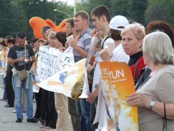 Protest la Chisinau la 25 mai 2010 