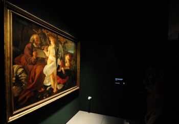 Pictura de Caravaggio on 19 februarie 2010, Scuderie del Quirinale in Roma. 