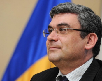 Ministrul de externe, Teodor Baconschi. (SAMUEL KUBANI / AFP / Getty Images)