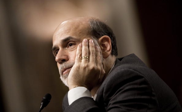 Presedintele Federal Reserve, Ben Bernanke in timpul unei audieri in Senat, Capitol Hill, 21 iulie 2010 in Washington, DC. 
