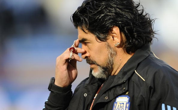 Diego Maradona (DANIEL GARCIA / AFP / Getty Images)