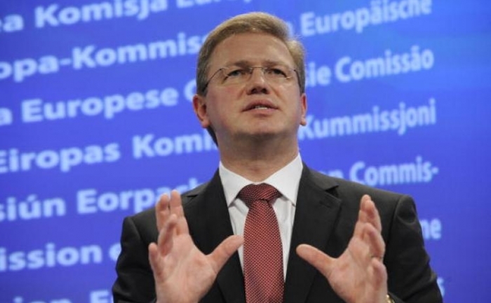 Comisarul UE pentru Extindere, Stefan Fule. 