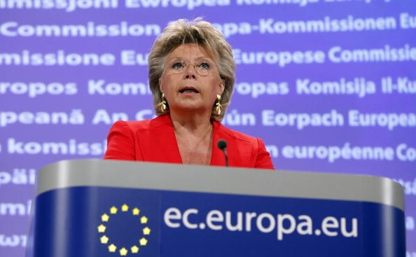 Comisarul european, Viviane Rending. (STR / AFP / Getty Images)