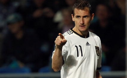 Internaţionalul german Miroslav Klose.