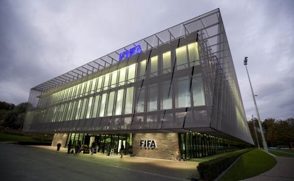 Vedere a sediului FIFA din Zurich.
