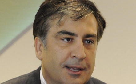 Preşedintele Georgiei, Mihail Saakaşvili.