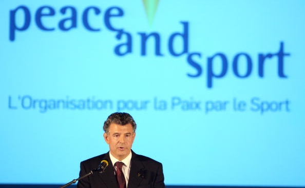 Presedintele "Peace and Sport", fostul pentatlonist Joel Bouzou. 
