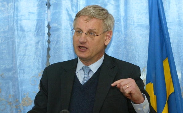Ministrul suedez de Externe, Carl Bildt 