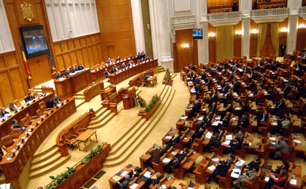 Parlamentul Romaniei, plenul Camerei Deputatilor.