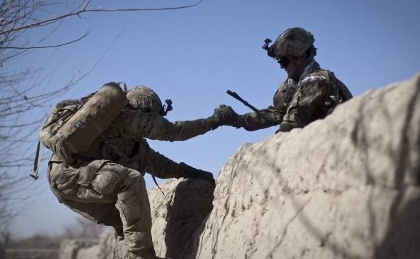 Trupe NATO in Kandahar, Afganistan.