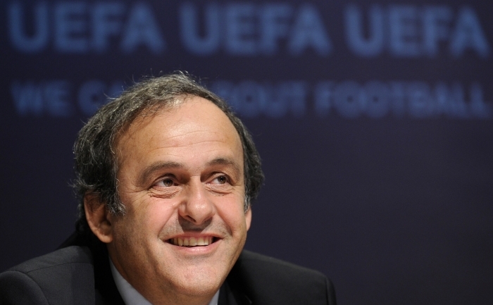 Preşedintele UEFA Michel Platini.
