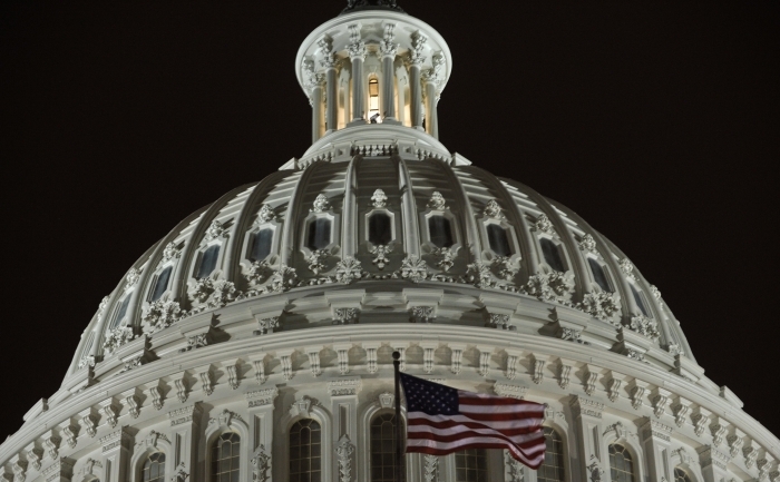 Cupola Capitoliului, sediul Camerei Reprezentantilor din SUA. (NICHOLAS KAMM / AFP / Getty Images)