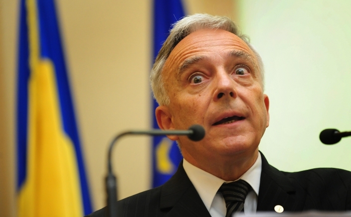 Guvernatorul Băncii Naţionale a României, Mugur Isărescu. (DANIEL MIHAILESCU / AFP / Getty Images)