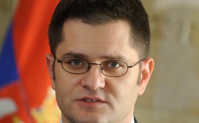 Ministrul sârb de externe, Vuk Jeremici. (NIKOLAY DOYCHINOV / AFP / Getty Images)