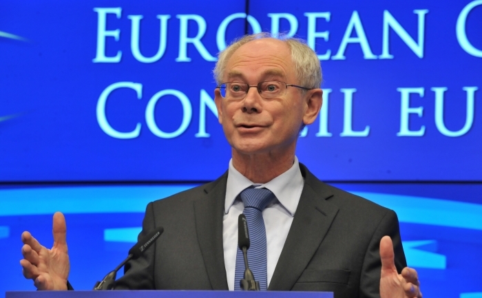 Preşedintele Consiliului European, Herman van Rompuy (GEORGES GOBET / AFP / Getty Images)