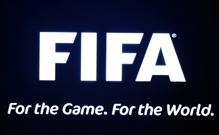 FIFA logo. (PHILIPPE DESMAZES / AFP / Getty Images)