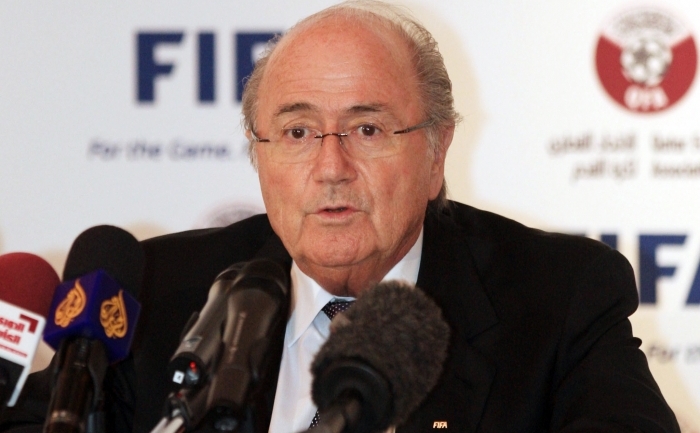 Preşedintele Federaţiei internaţionale de fotbal (FIFA), Sepp Blatter.