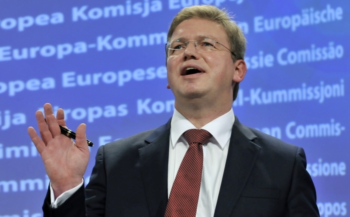 Comisarul UE pentru Extindere, Stefan Fule. (GEORGES GOBET / AFP / Getty Images)