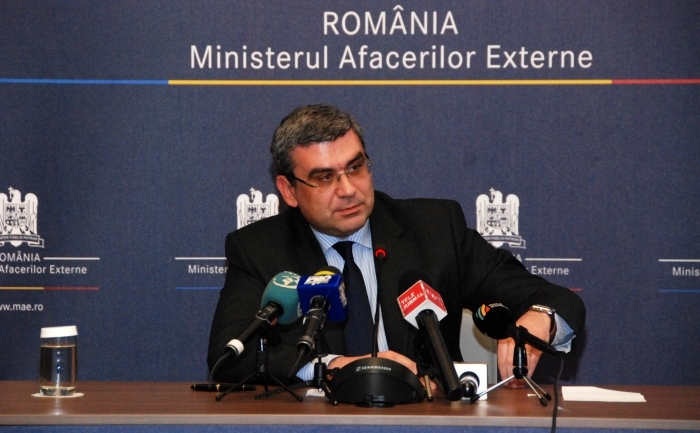 Ministrul afacerilor externe Teodor Baconschi.