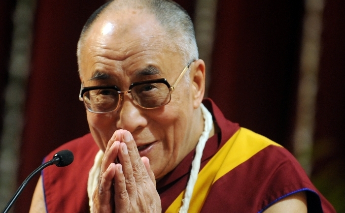 Liderul spiritual tibetan, Dalai Lama.