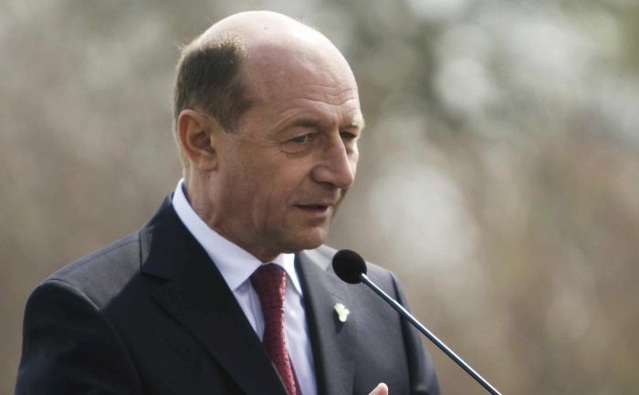 Preşedintele roman, Traian Băsescu (MANDEL NGAN / AFP / Getty Images)