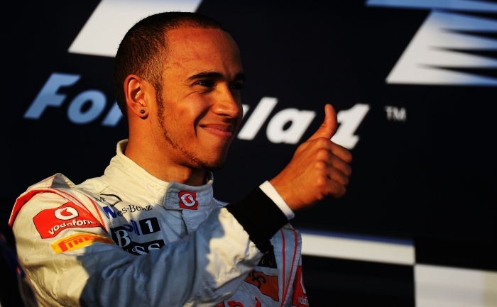 Pilotul britanic Lewis Hamilton, de la McLaren.