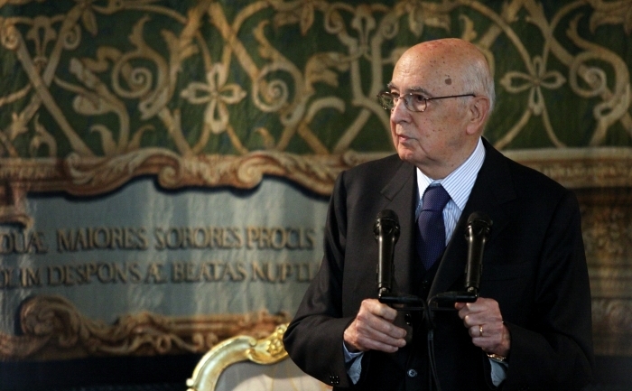 Preşedintele Italiei, Giorgio Napolitano (Ernesto Ruscio / Getty Images)