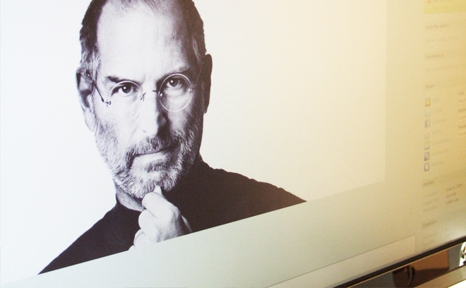 Steve Jobs, co-fondatorul şi (directorul general) Apple Computer.
