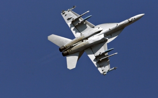 Avion militar american, F/A-18F Super Hornet (DIBYANGSHU SARKAR / AFP / Getty Images)