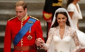 Printul William si Catherine Middleton parasind Westminster Abbey dupa ceremonie, 29 aprilie 2011 (Dave Thompson - WPA Pool / Getty Images)