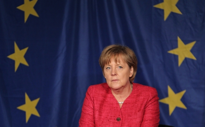 Cancelarul german, Angela Merkel.