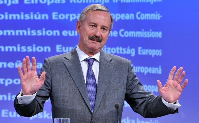 Comisarul european pentru transport, Siim Kallas.