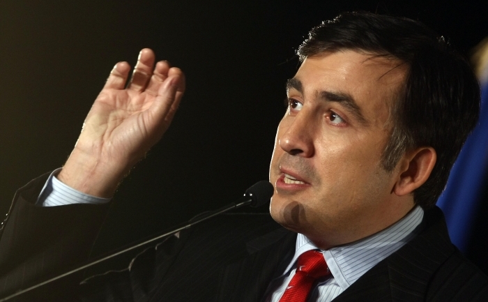 Preşedintele georgian Mihail Saakasvili.
