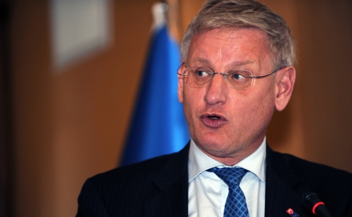 Ministrul suedez de externe Carl Bildt. (BULENT KILIC / AFP / Getty Images)