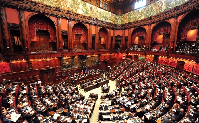 Vedere generală a Parlamentului italian. (ALBERTO PIZZOLI / AFP / Getty Images)