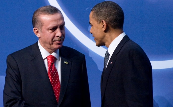 Preşedintele american Barack Obama si premierul turc Recep Tayyip Erdogan