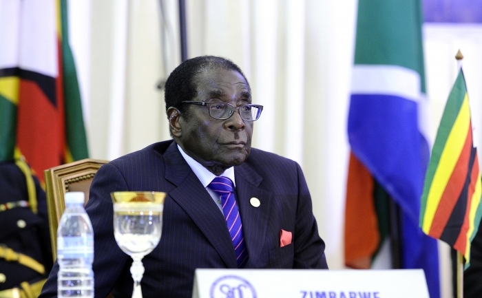 Dictatorul african Robert Mugabe in Luanda, Angola. 17 august 2011