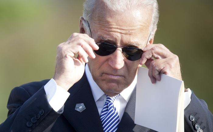 Vicepreşedintele Americii, Joe Biden. la ceremonia de la Pentagon. (Brendan Smialowski / Getty Images)