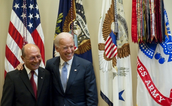 Presedintele roman si vicepreşedintele american, Joe Biden
