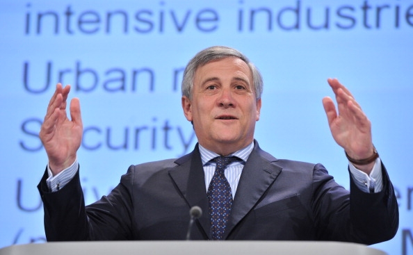 Vicepreşedintele Comisiei Europene, Antonio Tajani (GEORGES GOBET/AFP/Getty Images)