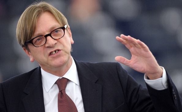 Liberalul Guy Verhofstadt (FREDERICK FLORIN/AFP/Getty Images)