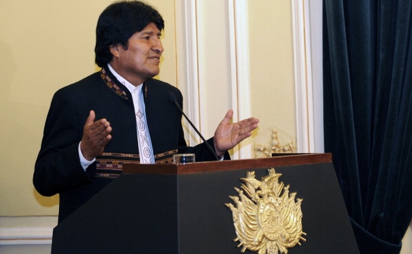Presedintele bolivian, Evo Morales