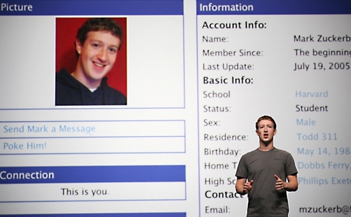Fondatorul Facebook, Mark Zuckerberg.